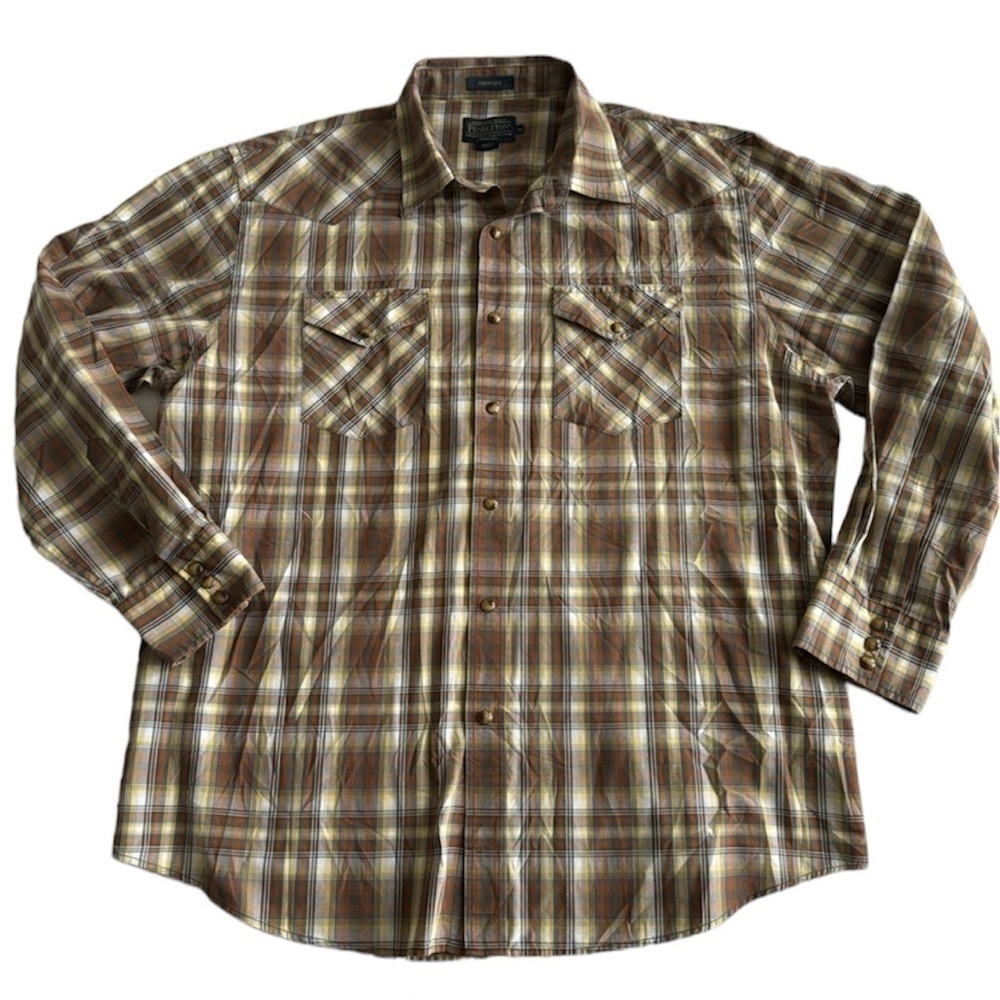 Pendleton Frontier Plaid Snap Shirt